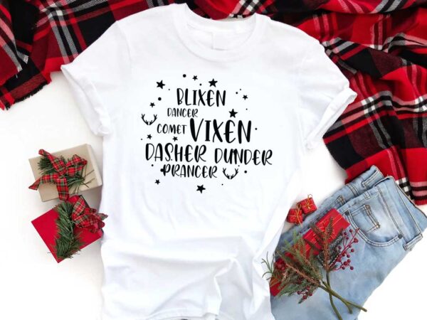 Christmas vixen reindeer gift diy crafts svg files for cricut, silhouette sublimation files t shirt vector file