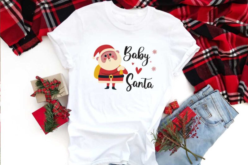 Baby Santa Christmas Gift Idea Diy Crafts Svg Files For Cricut, Silhouette Sublimation Files