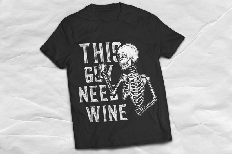 Deadman alcoholic, t-shirt desing