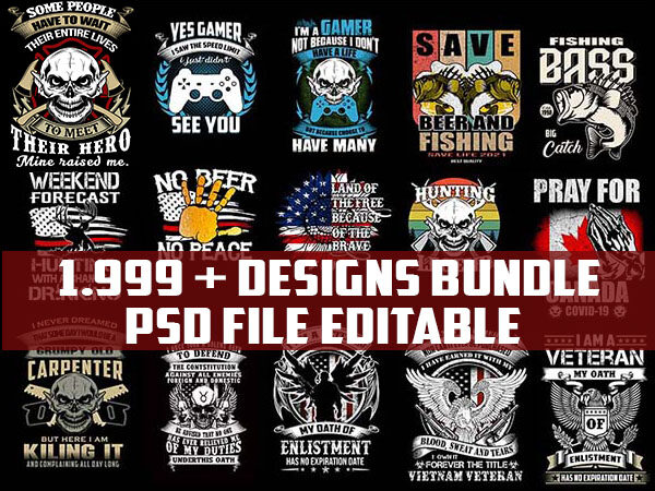 Big bundle 1.999+ tshirt designs bundle editable text