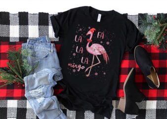 Christmas Flamingo Shirt Idea t shirt vector file