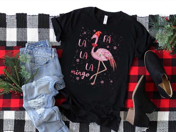 Christmas flamingo shirt idea t shirt vector file