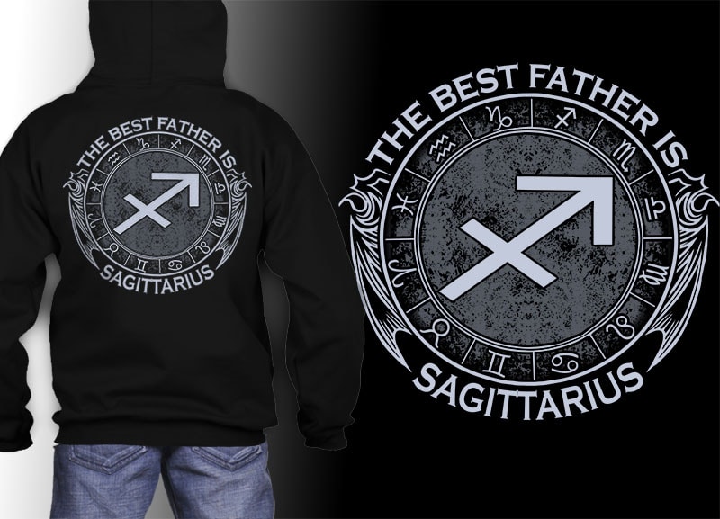 12 ZODIAC tshirt designs bundle PART# 13 ON