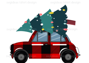 Christmas Pattern Decor Cars Diy Crafts Svg Files For Cricut, Silhouette Sublimation Files t shirt vector file