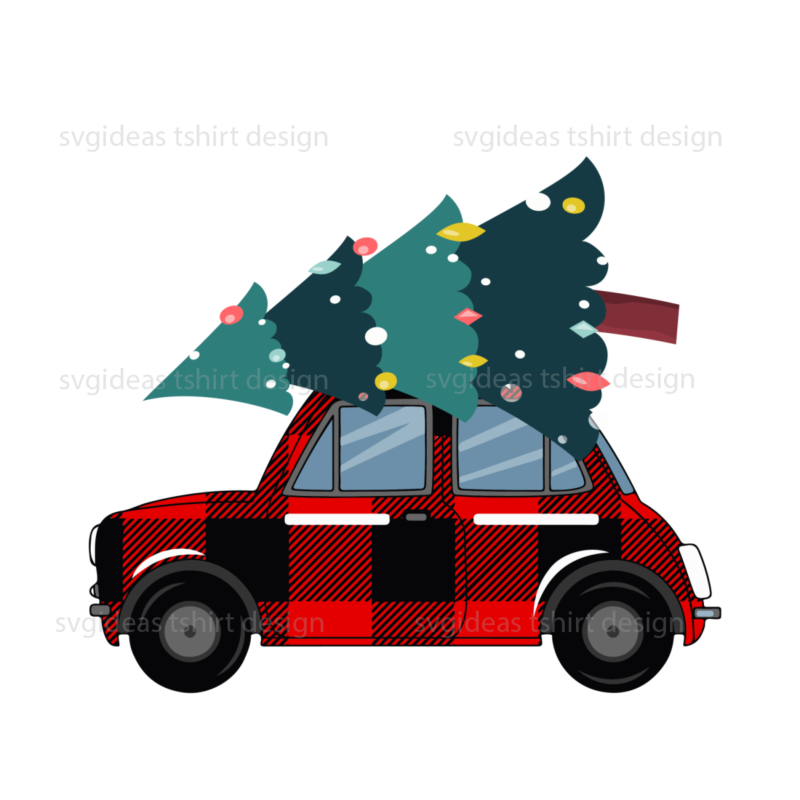 Christmas Pattern Decor Cars Diy Crafts Svg Files For Cricut, Silhouette Sublimation Files
