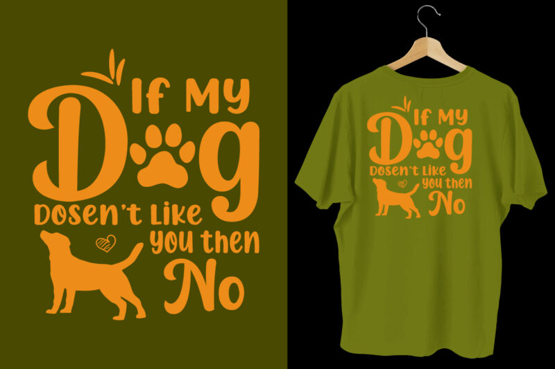 Dog svg typography t shirt design bundle