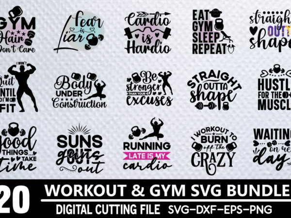 Workout svg bundle,gym quotes svg, fitness svg, workout shirt design, cut file for cricut, silhouette