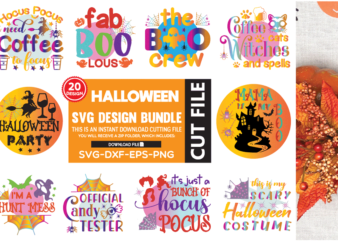 Halloween SVG bundle,Halloween SVG design Thanksgiving SVG Files for Cricut Silhouette digital download file