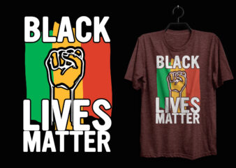 Black lives matter black history month t shirt