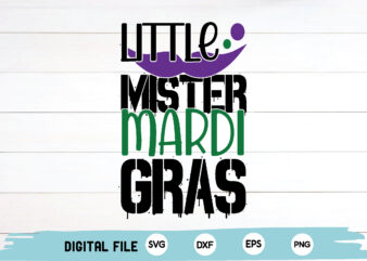 little mister mardi gras t shirt vector graphic