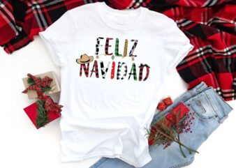 Christmas Feliz Navidad Gift Diy Crafts Svg Files For Cricut, Silhouette Sublimation Files