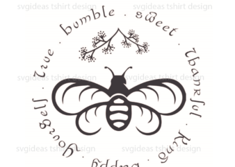 Bee Kind Gift, True Bumble Sweet Silhouette SVG Diy Crafts Svg Files For Cricut, Silhouette Sublimation Files