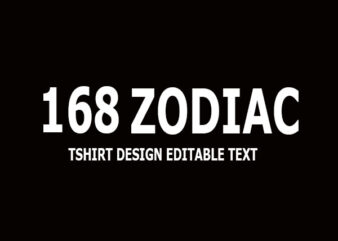 168 zodiac signs tshirt design bundles editable