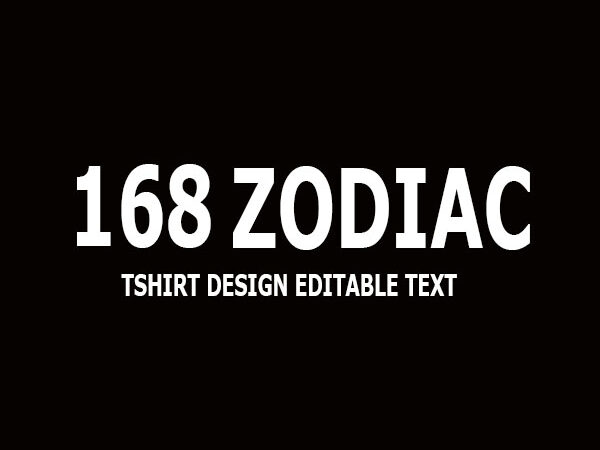 168 zodiac signs tshirt design bundles editable
