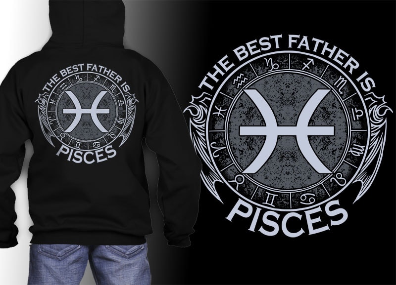 12 zodiac dad the best father bundle versi13 tshirt designs