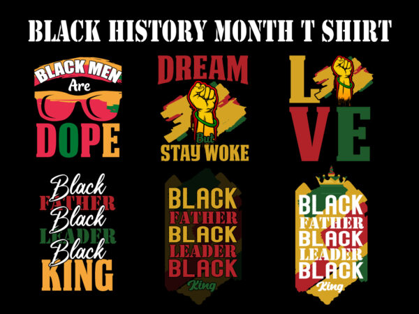 Black History Month 2021 Dream Like Leaders Kings' Sticker