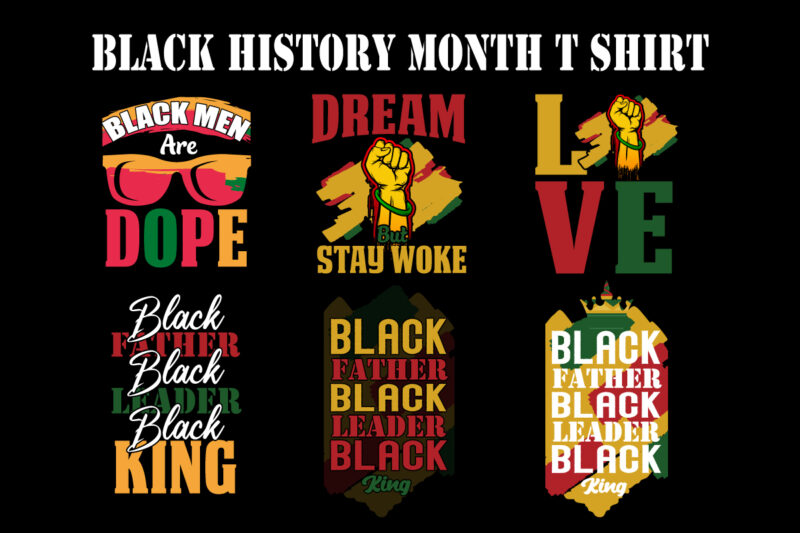 Black history month t shirt