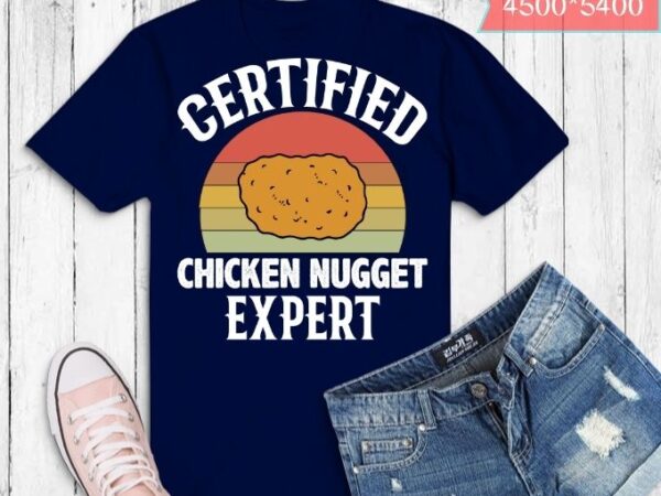 The chicken nugget costume is for chicken nugget t-shirt design svg