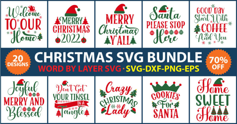 Christmas SVG Bundle vol.12