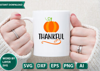 thankful SVG Vector for t-shirt