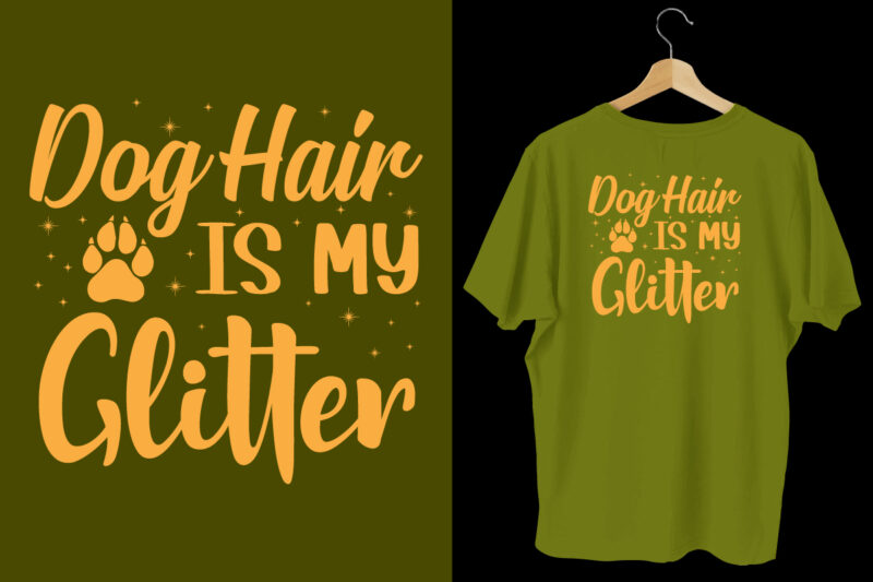 Dog svg typography t shirt design bundle