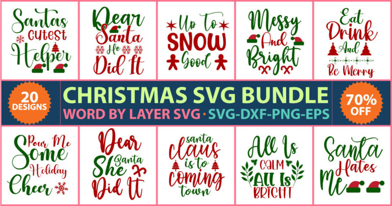 Christmas SVG Bundle vol.13