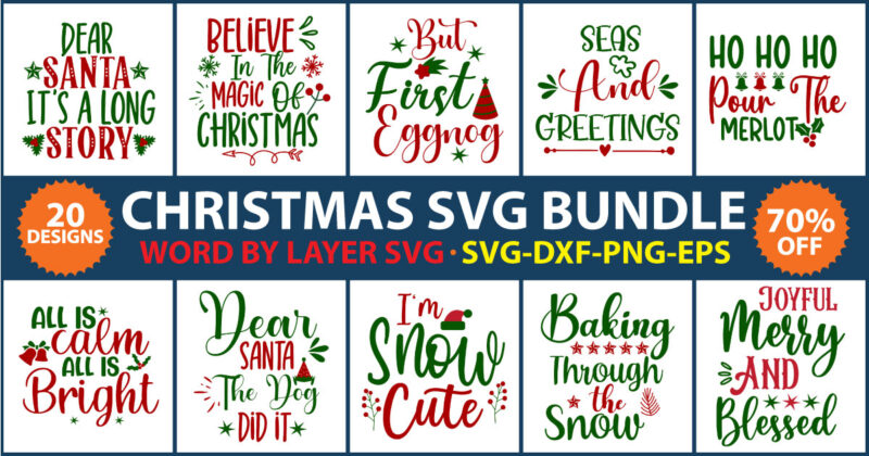 Christmas SVG Bundle vol.14