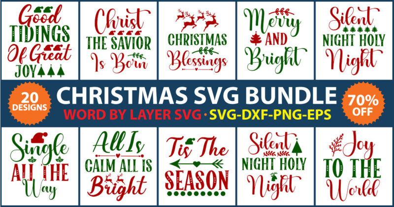 Christmas SVG Bundle vol.15