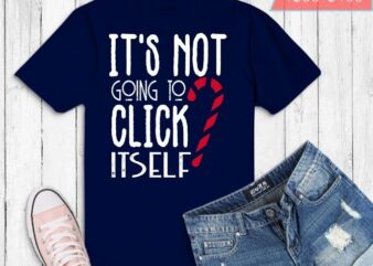It’s Not Going To Lick Itself Christmas Candy eps, xmas, funny, christmas, t shirt design for sale