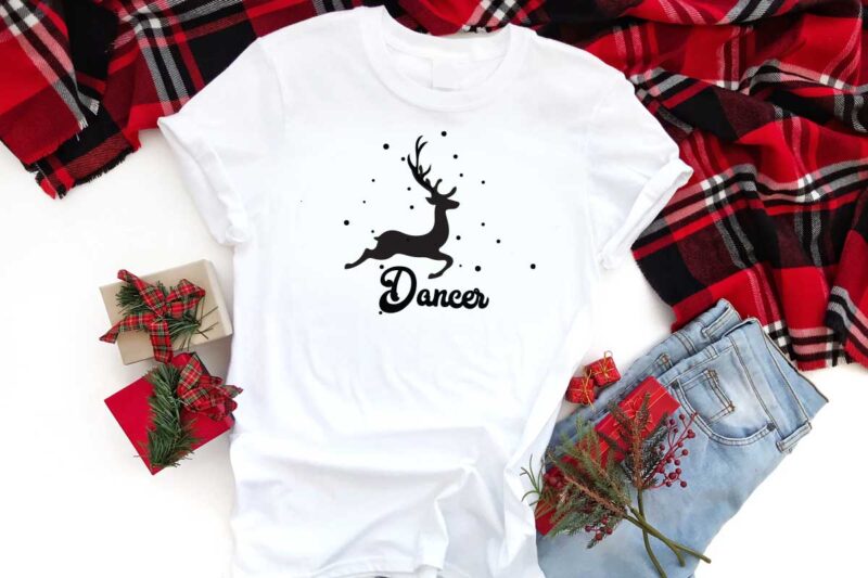 Christmas Dancer Reindeer Gift Diy Crafts Svg Files For Cricut, Silhouette Sublimation Files