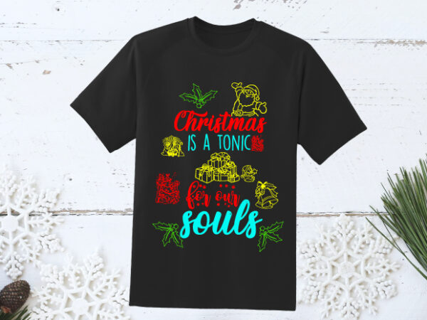 Christmas quote 2 black tshirt