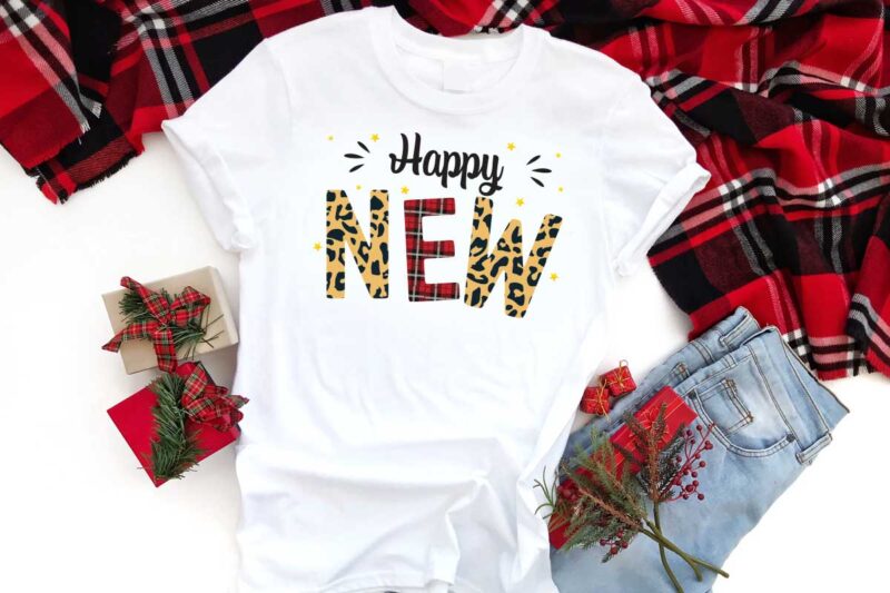 Happy New Year Gift Diy Crafts Svg Files For Cricut, Silhouette Sublimation Files