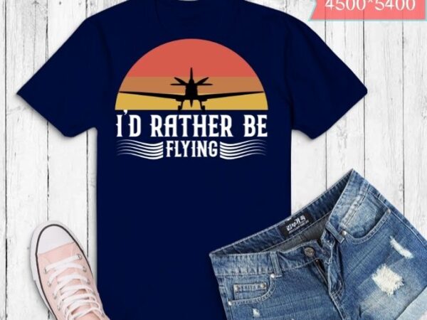 I'd rather be flying Vintage funny RC-Plane Test-Pilot Radio