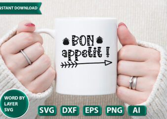 Bon Appetit ! SVG Vector for t-shirt