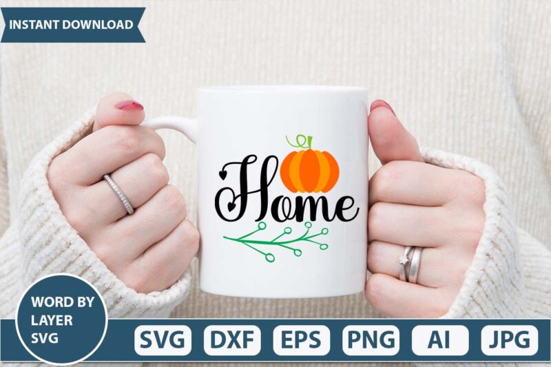 Home svg vector for thanksgiving