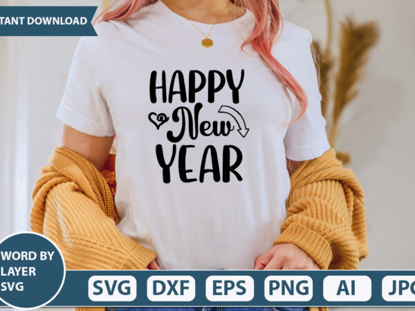 Happy new year svg vector for t-shirt