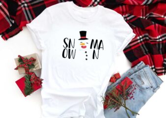Christmas Baby Snowman Gift Diy Crafts Svg Files For Cricut, Silhouette Sublimation Files t shirt vector file
