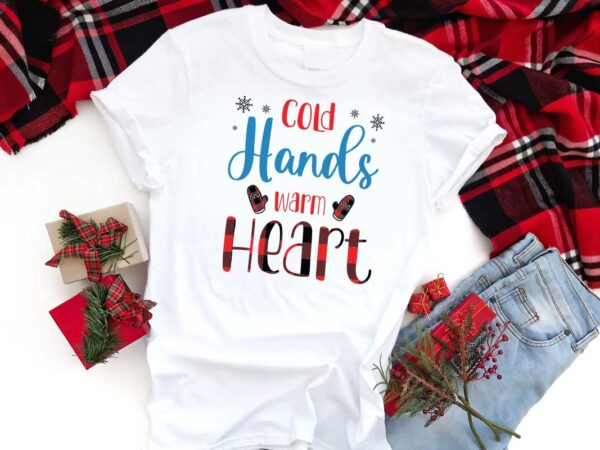 Winter gift, cold hands warm heart diy crafts svg files for cricut, silhouette sublimation files t shirt design for sale
