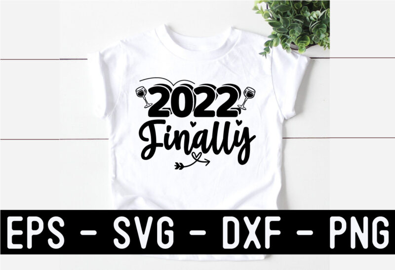 New Year SVG T shirt design Template