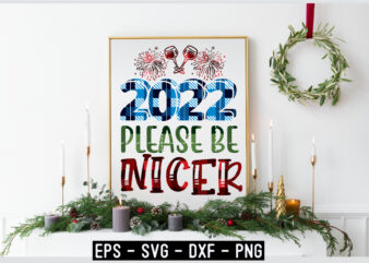 New Year SVG design Template