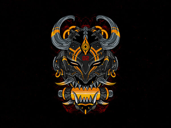 Oni mask 02 t shirt design online