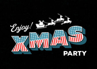 xmas party graphic t shirt