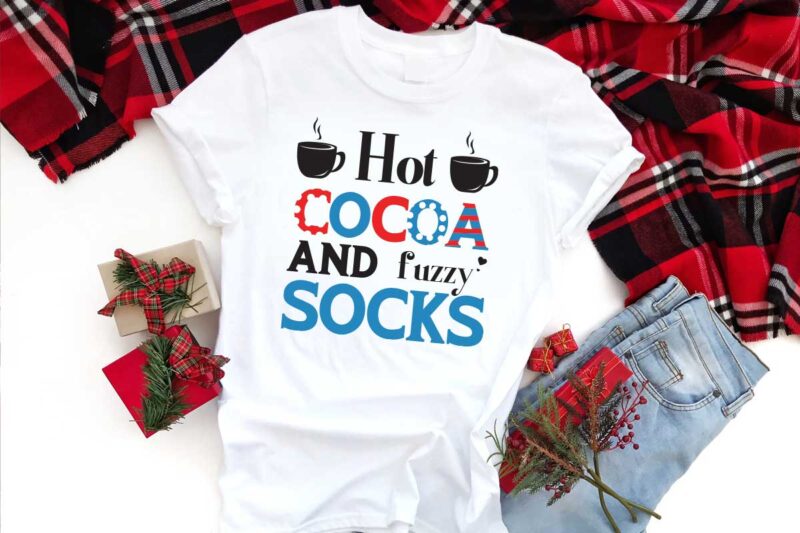 Winter Funny Quotes, Hot Cocoa And Fuzzy Socks Diy Crafts Svg Files For Cricut, Silhouette Sublimation Files