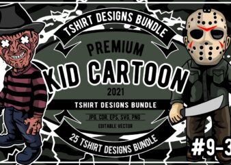 25 kid cartoon tshirt designs bundle #9_3