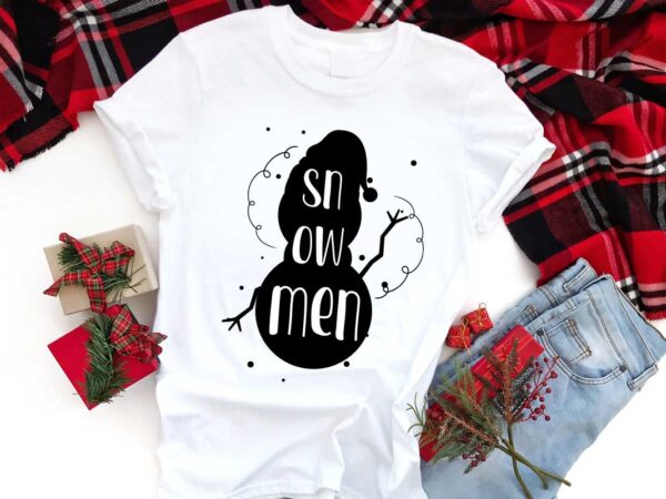 Christmas snowman shirt design diy crafts svg files for cricut, silhouette sublimation files