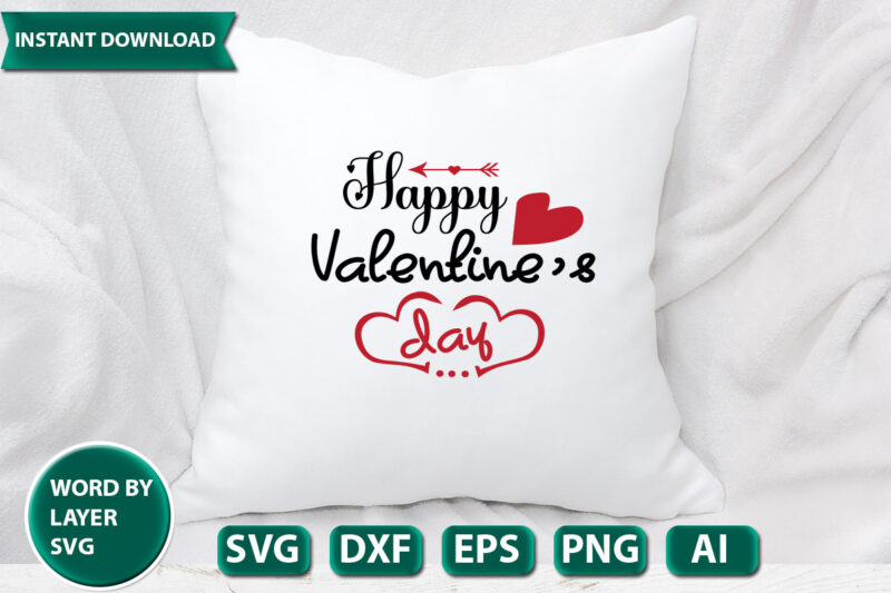 Happy Valentine s Day SVG Vector for t-shirt