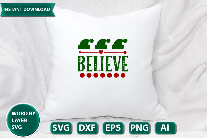 believe SVG Vector for t-shirt