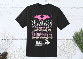 Christmas quote 3 black tshirt