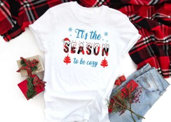 Winter Season Gift, Its The Season To Be Cozy Diy Crafts Svg Files For Cricut, Silhouette Sublimation Files