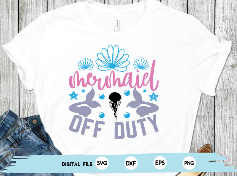 mermaid off duty